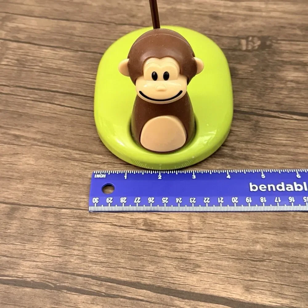 Joie Monkey Banana Tree Holder, Countertop Fruit Hanger with Secure Black